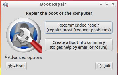 yannubuntu/boot-repair error