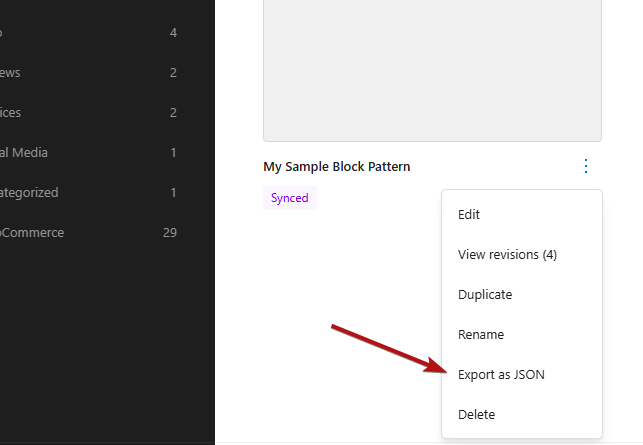 Display WordPress Block Patterns Programmatically - getting the slug